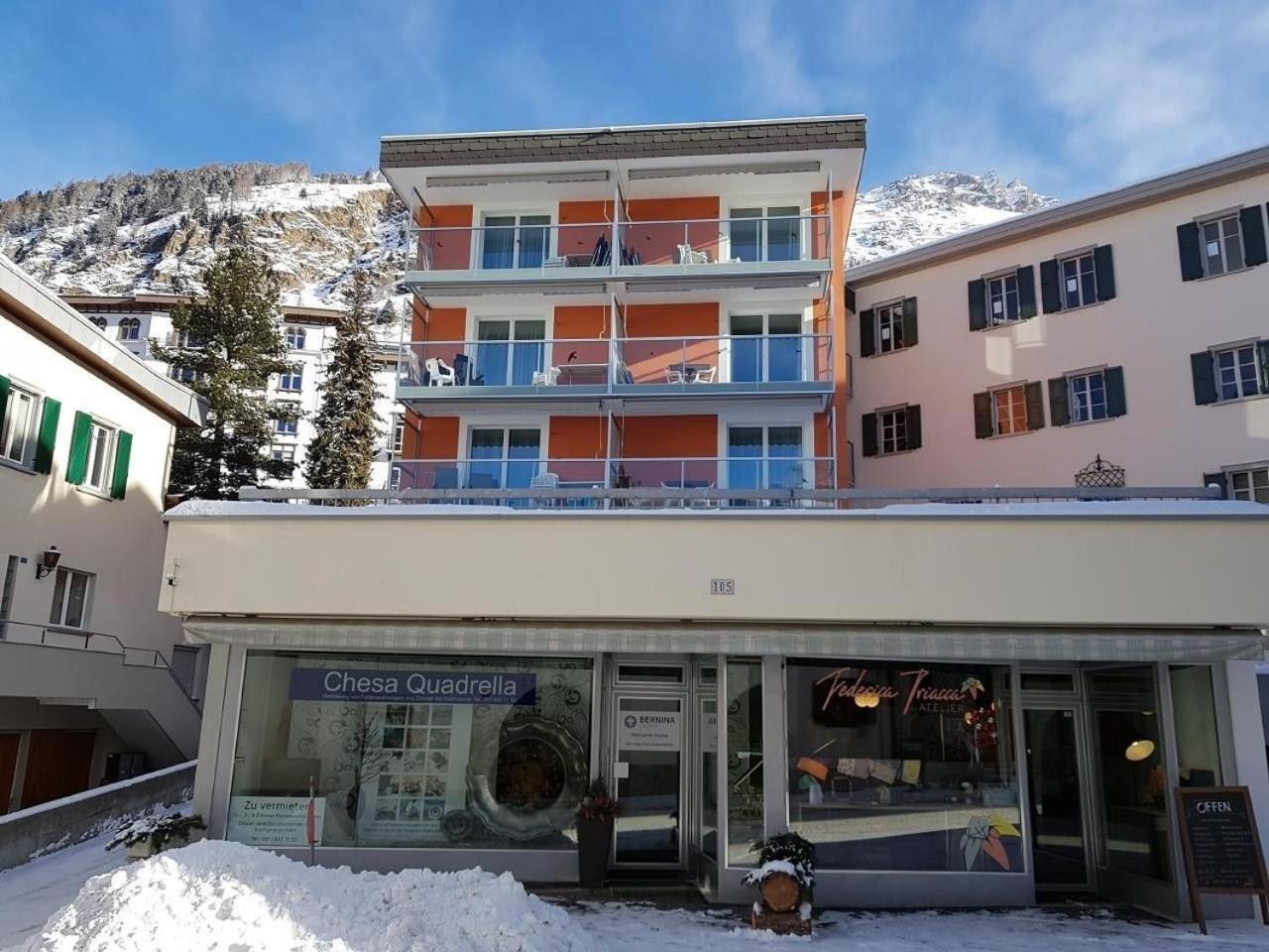 Chesa Quadrella Apartment Pontresina Exterior foto